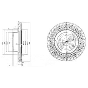 ДИСК ТОРМОЗНОЙ DELPHI BG3827