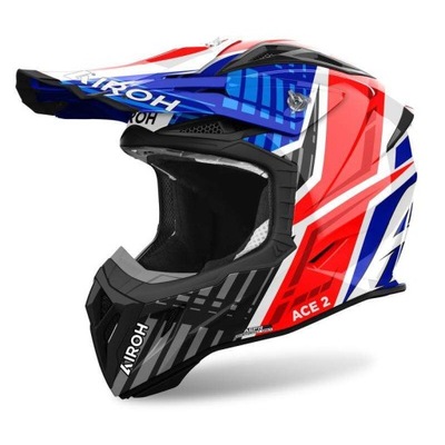 KASK AIROH AVIATOR ACE 2 PROUD BLUE/RED GLOSS L