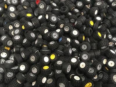 Lego mix opony koła felgi małe 100 g