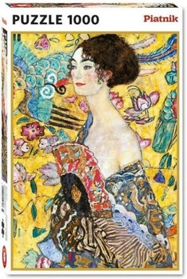 Puzzle 1000 Klimt, Dama z Wachlarzem PIATNIK