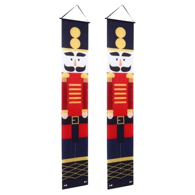 BOŻE NARODZENIE NA ZEWNĄTRZ WYSTRÓJ DEKORACJA ZEWNĘTRZNA DLA WESOŁYCH DZIADKÓW DO ORZECHÓW