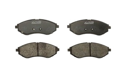 Abe комплект тормозных колодок ham. перед chevrolet aveo, ave фото №1