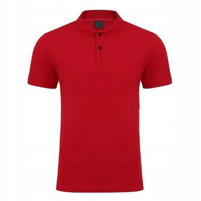 Męska Koszulka Polo Marfian Czerwona 5XL