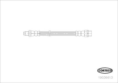 CABLE DE FRENADO FLEXIBLES BMW 3 E90 05-11 PARTE TRASERA  