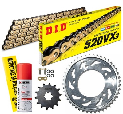 NAPĘD ZESTAW DID KTM EXC 125 250 300 12-16 EXC-F 250 12-13 SX-F 350 450