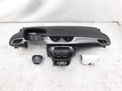 Приборная панель консоль приборная панель 2x подушка - opel corsa e 14-19 фото №1