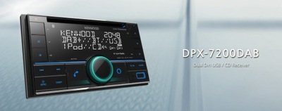Kenwood DPX-7200DAB radio samochodowe 2-DIN BT DAB