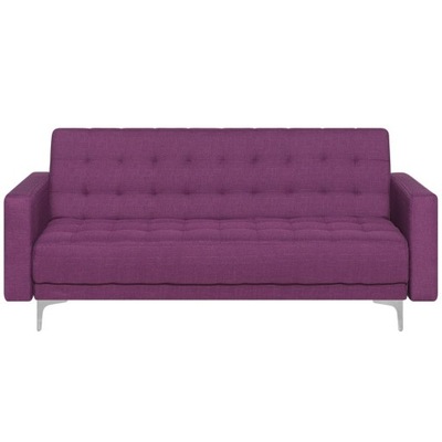 Sofa rozkładana fioletowa ABERDEEN