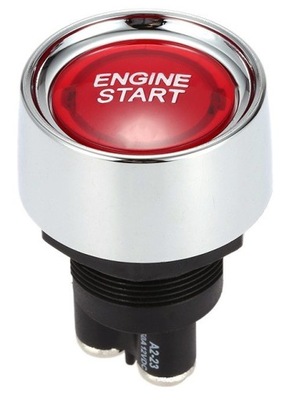 Кнопка 12v 50a двигатель запуск зажигания стоп led фото №1