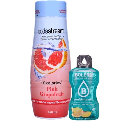Syrop Pink grapefruit do saturatora wody SodaStream Bolero drink owoce 3g
