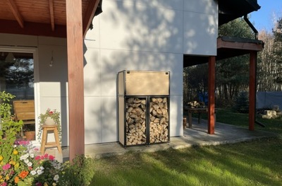 Modułowe Meble Garażowe | Ogrodowe | Wiata na drewno | CACTI CUBE