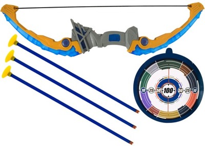 ŁUK DLA DZIECI NA STRZAŁKI ŚWIECĄCY TARCZA ZESTAW