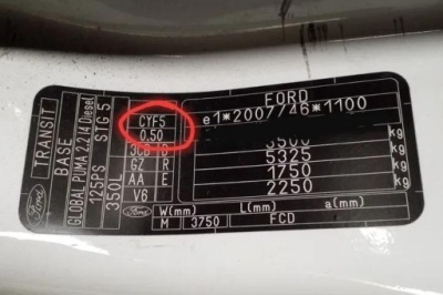 Двигун ford transit фургон cyf5 2.2l дизель 114kw 2015 фото №1