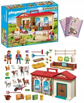 PLAYMOBIL 4897 PRZENOŚNE GOSPODARSTWO ROLNE