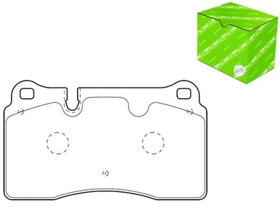 ZAPATAS DE FRENADO VW TOUAREG 05- PARTE DELANTERA VALEO  