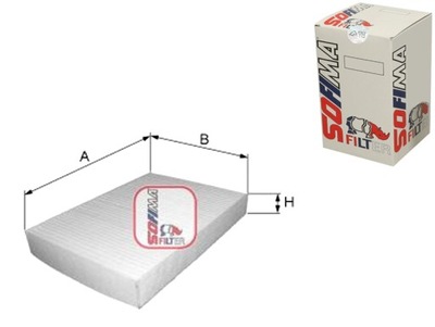 ФИЛЬТР САЛОНА САЛОНА SOFIMA 13271190 52425938 EC
