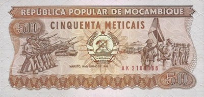 Mozambik - 50 Meticais - 1986 - P129b - St.1