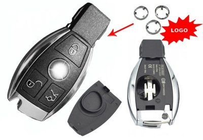 Ключ mercedes rybka корпус pilot фото №1