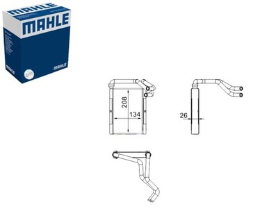 ОБОГРЕВАТЕЛЬ TOYOTA YARIS YARIS VERSO 1.0-1.5 04.99-11.05 MAHLE фото