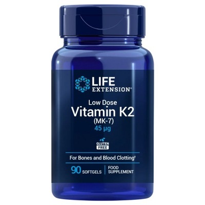 LIFE EXTENSION Low-Dose Vitamin K2 MK7 EU (90 kaps.)