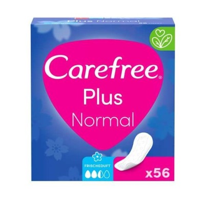 CAREFREE Plus Normal wkładki higieniczne 56szt