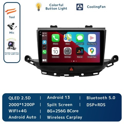 ANDROID 13 NAVEGACIÓN GPS PARA OPEL ASTRA K 2016-2017 BUICK VERANO GS 2015  