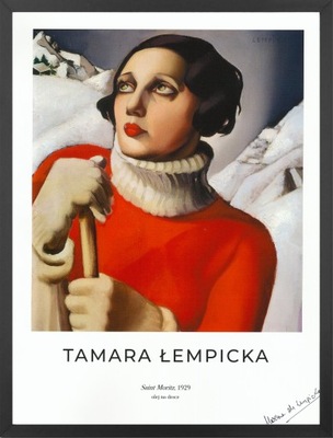 Łempicka, plakat z podpisem Marisy de Lempickiej