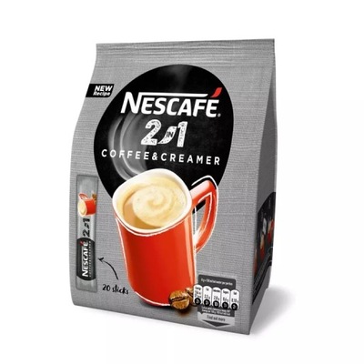 NESCAFE 2IN1 COFFEE & CREAMER NAPÓJ KAWOWY 20X8 G 160 G