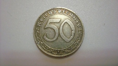 Moneta 50 reichspfennig 1939 A