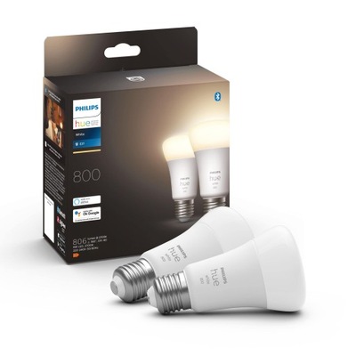 Philips Hue White Żarówka,Biały, 2 Sztuki