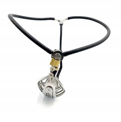 Stainless Steel Male Chastity Belt Lockable