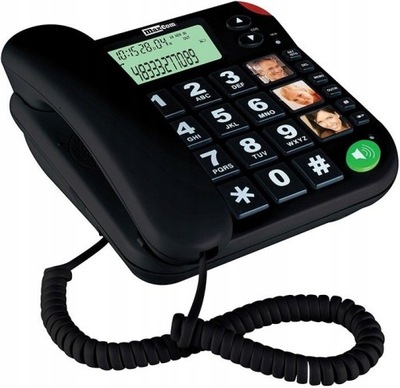 TELEFON STACJONARNY DLA SENIORA MAXCOM KXT480