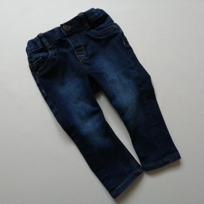 H&M jeansowe rurki JEANSY r. 86