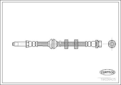 CABLE DE FRENADO FLEXIBLES FORD MONDEO  