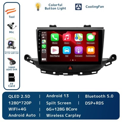 ANDROID 13 NAVEGACIÓN GPS PARA OPEL ASTRA K 2016-2017 BUICK VERANO GS 2015  