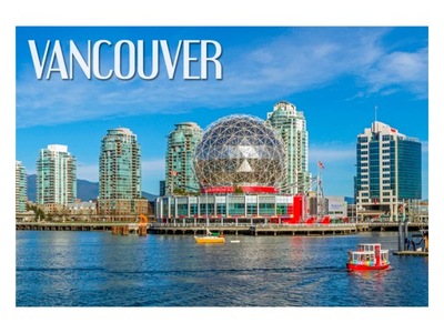 KANADA - Vancouver - Centrum - Magnes na lodówkę