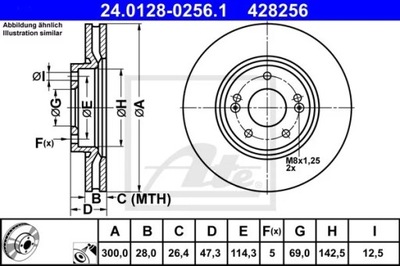 24.0128-0256.1 ДИСК HAM.ПЕРЕДНЯ HYUNDAI SONATA 05-