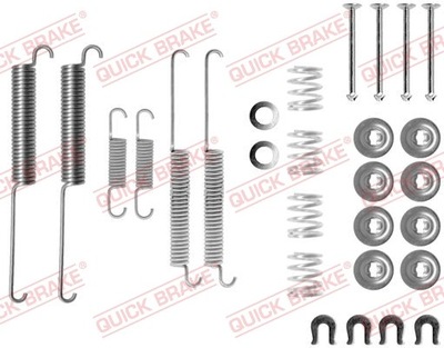 MUELLE ZAPATAS DE FRENADO MITSUBISHI L 200/L 400 2,5 TD 96-07 QB105-0787  