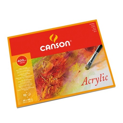 Blok do akryli 36x48cm 400g 10k Canson Acrylic