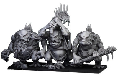 Swamp Trolls x3 - Highlands Miniatures - Druk 3D