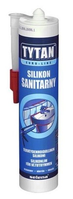 SILIKON SANITARNY EURO-LINE 280ML BIAŁY