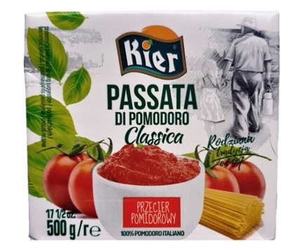 Passata Pomidorowa KIER Przecier Karton 500 g