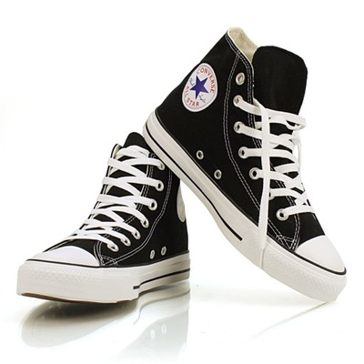 Converse buty trampki wysokie czarne All Star 38