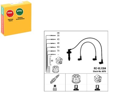 NGK КОМПЛЕКТ ТРУБОК ZAPŁONOWYCH VOLVO 850 C70 I S