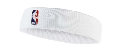 Opaska na głowę Nike HEADBAND NBA WHITE/WHITE