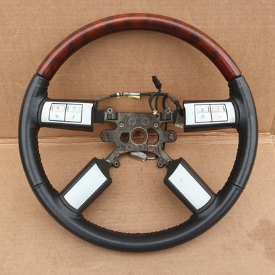 CHRYSLER 300C 2005-2010R STEERING WHEEL WOOD LEATHER  