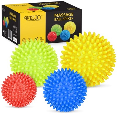 PIŁECZKI Z KOLCAMI DO MASAŻU REHABILITACJI PIŁKI SENSORYCZNE ZETSTAW JEŻYKI