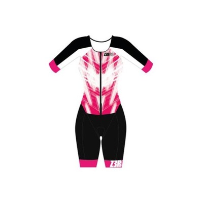 ZEROD Strój triathlonowy damski RACER TT SUIT pink vivacity L