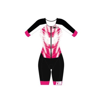 ZEROD Strój triathlonowy damski RACER TT SUIT pink vivacity M