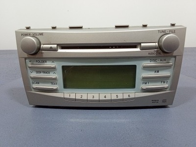 Toyota camry xv40 радио cd заводской 86120-06180 фото №1